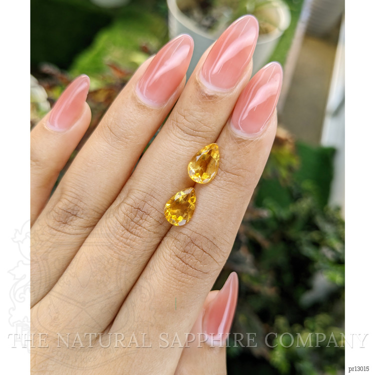 3.73 Ct.Tw. Citrine Pair from Brazil