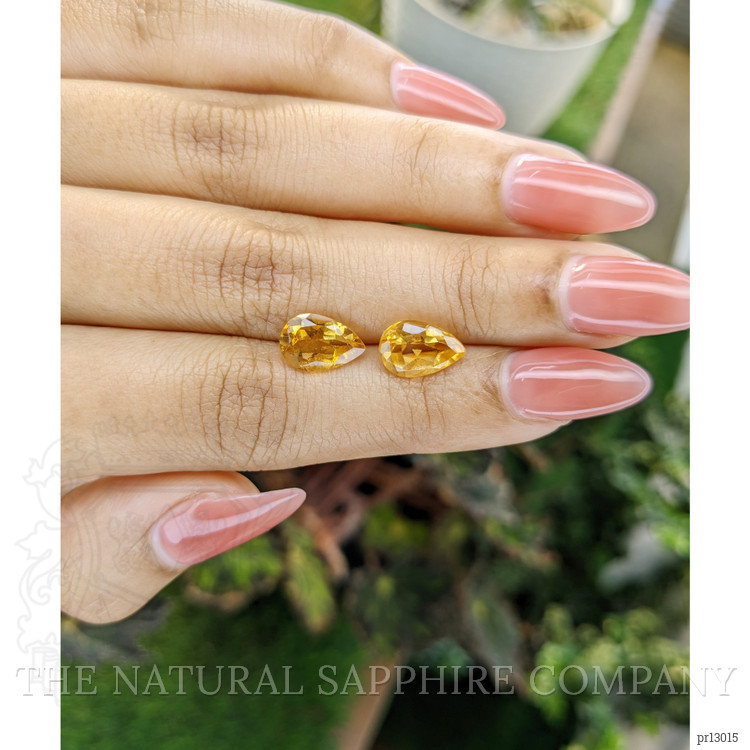 3.73 Ct.Tw. Citrine Pair from Brazil