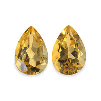 4.05 Ct.Tw. Pear Citrine Pair