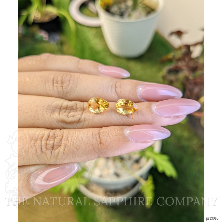4.05 Ct.Tw. Citrine Pair from Brazil