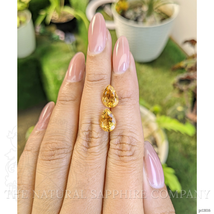 4.05 Ct.Tw. Citrine Pair from Brazil