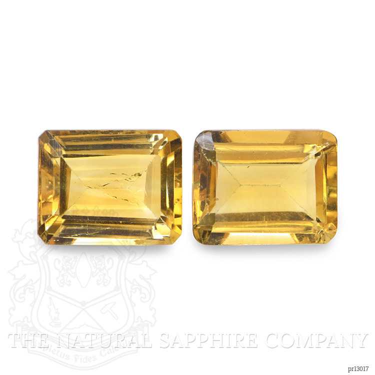 6.53 Ct.Tw. Citrine Pair from Brazil