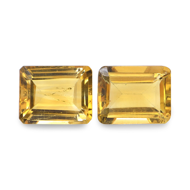 6.53 Ct.Tw. Citrine Pair from Brazil