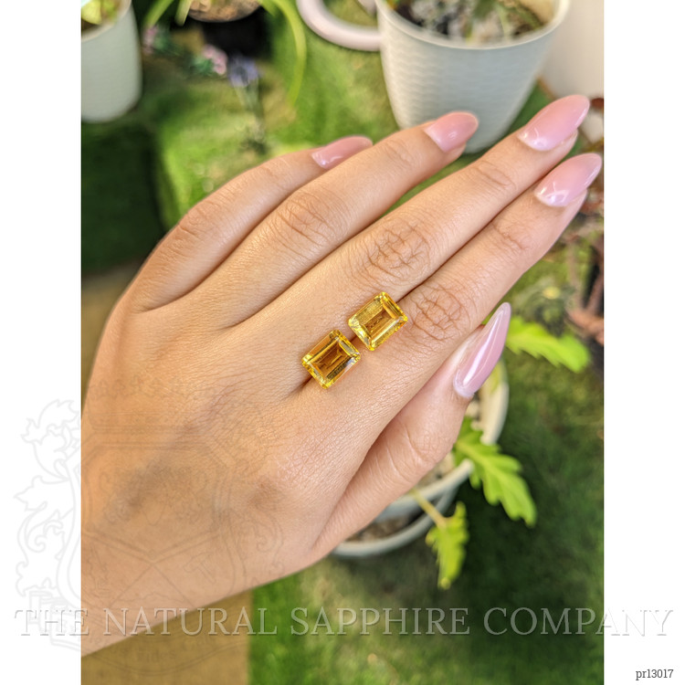 6.53 Ct.Tw. Citrine Pair from Brazil