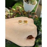 7.16&nbsp;Ct.Tw.Total Carat Weight Citrine Pair from Brazil Life Style