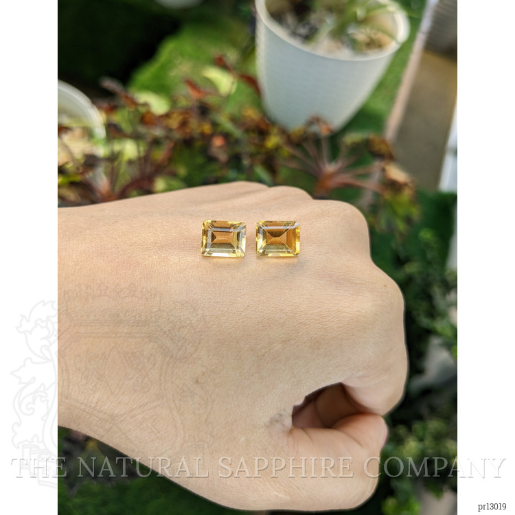 7.16 Ct.Tw. Citrine Pair from Brazil