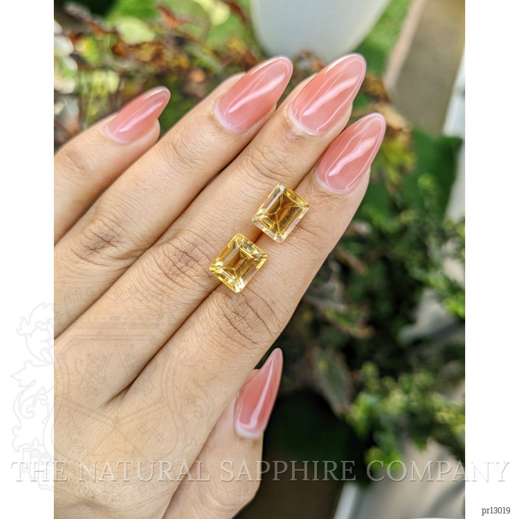 7.16 Ct.Tw. Citrine Pair from Brazil