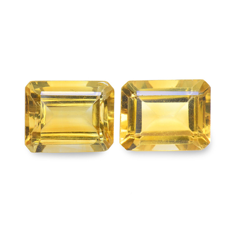 6.34 Ct.Tw. Citrine Pair from Brazil