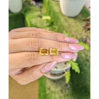 6.34 Ct.Tw.Total Carat Weight Citrine Pair from Brazil Life Style