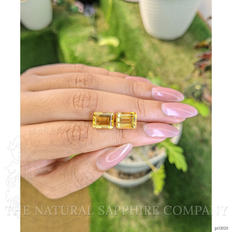 6.34 Ct.Tw. Citrine Pair from Brazil