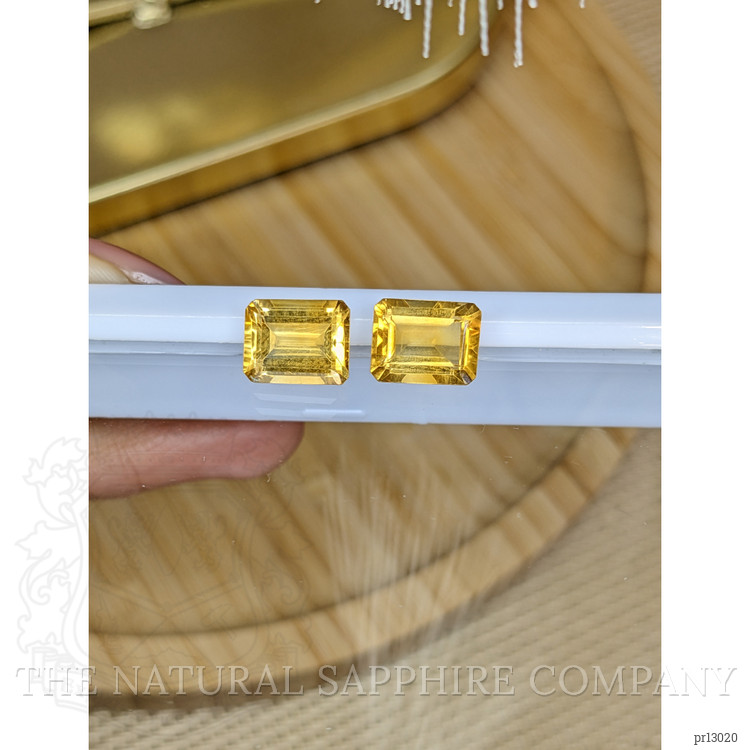 6.34 Ct.Tw. Citrine Pair from Brazil
