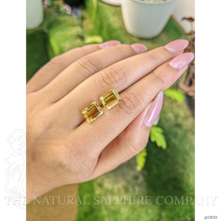 6.34 Ct.Tw. Citrine Pair from Brazil