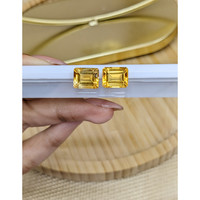 6.84 Ct.Tw.Total Carat Weight Citrine Pair from Brazil Life Style
