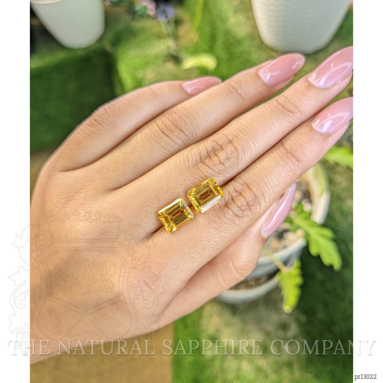 6.05 Ct.Tw. Citrine Pair from Brazil