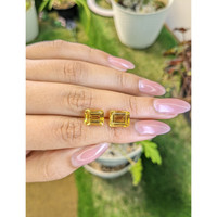 6.05 Ct.Tw.Total Carat Weight Citrine Pair from Brazil Life Style