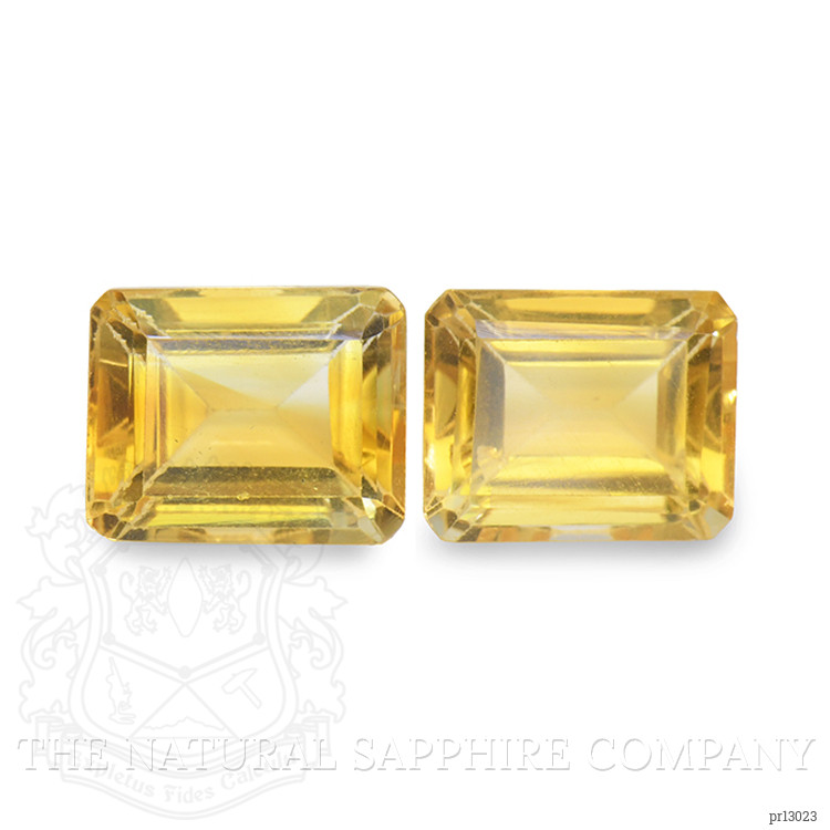7.11 Ct.Tw. Citrine Pair from Brazil