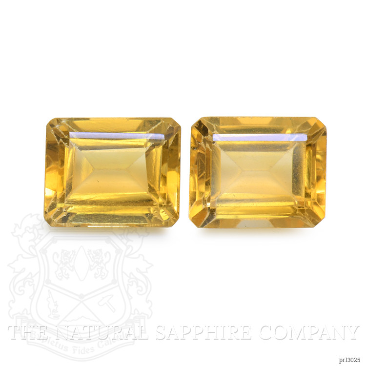 7.40 Ct.Tw. Citrine Pair from Brazil