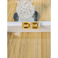 7.40 Ct.Tw.Total Carat Weight Citrine Pair from Brazil Life Style