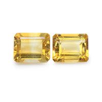 6.17 Ct.Tw. Emerald Cut Citrine Pair