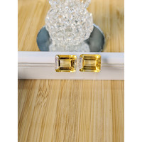 6.17&nbsp;Ct.Tw.Total Carat Weight Citrine Pair from Brazil Life Style