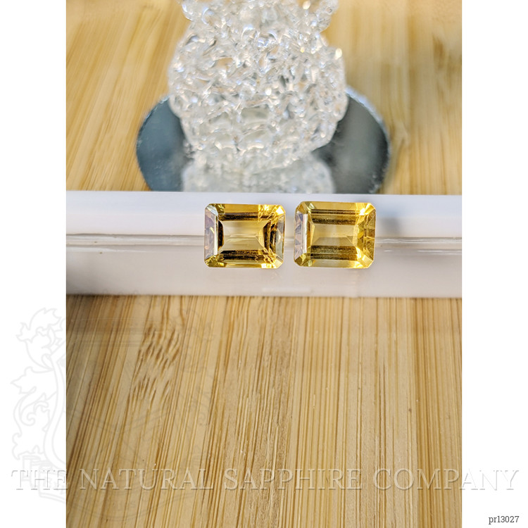6.17 Ct.Tw. Citrine Pair from Brazil