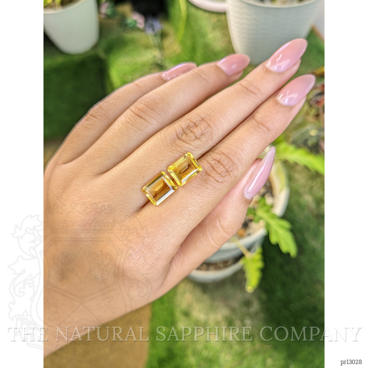 5.62 Ct.Tw. Citrine Pair from Brazil