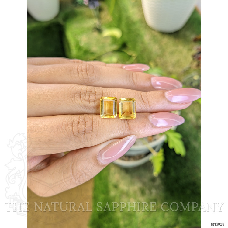 5.62 Ct.Tw. Citrine Pair from Brazil