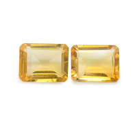 5.27 Ct.Tw. Emerald Cut Citrine Pair