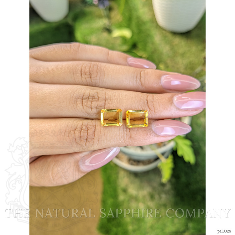 5.27 Ct.Tw. Citrine Pair from Brazil