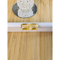 5.27&nbsp;Ct.Tw.Total Carat Weight Citrine Pair from Brazil Life Style