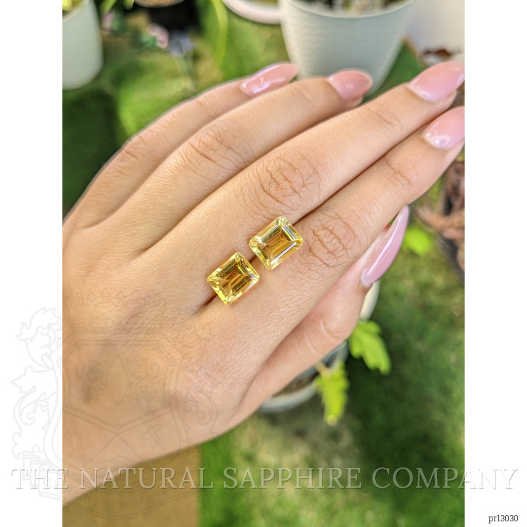 5.78 Ct.Tw. Citrine Pair from Brazil