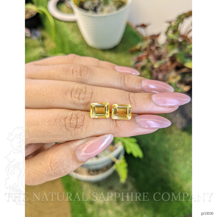 5.78 Ct.Tw. Citrine Pair from Brazil