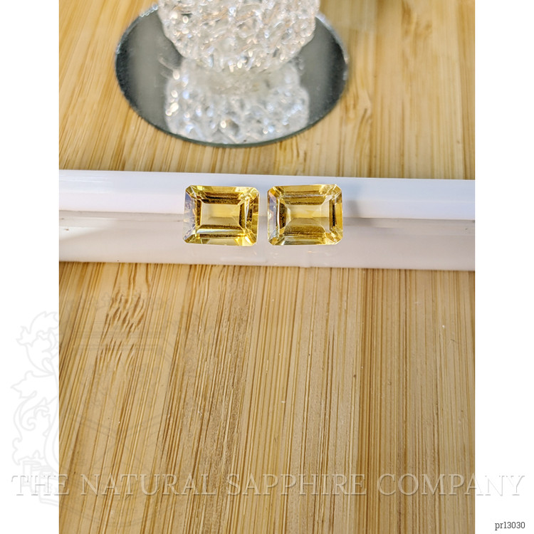 5.78 Ct.Tw. Citrine Pair from Brazil