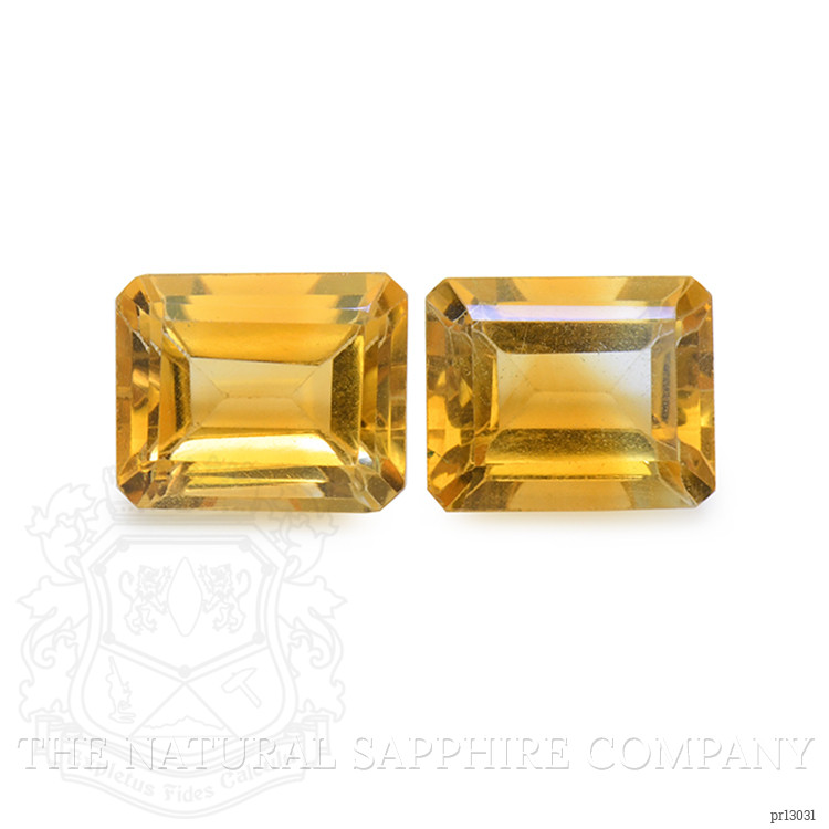 6.92 Ct.Tw. Citrine Pair from Brazil