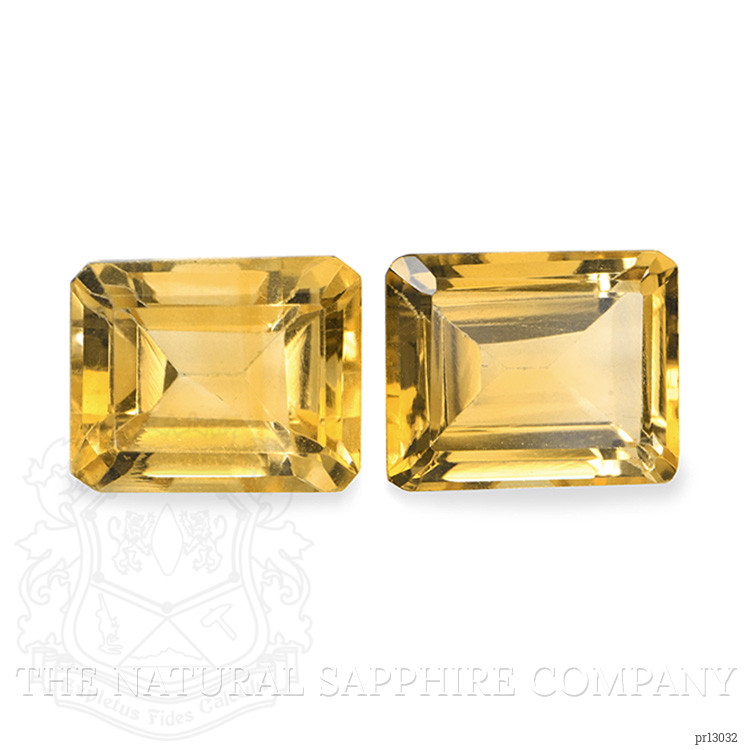 6.82 Ct.Tw. Citrine Pair from Brazil