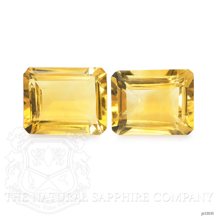 5.53 Ct.Tw. Citrine Pair from Brazil