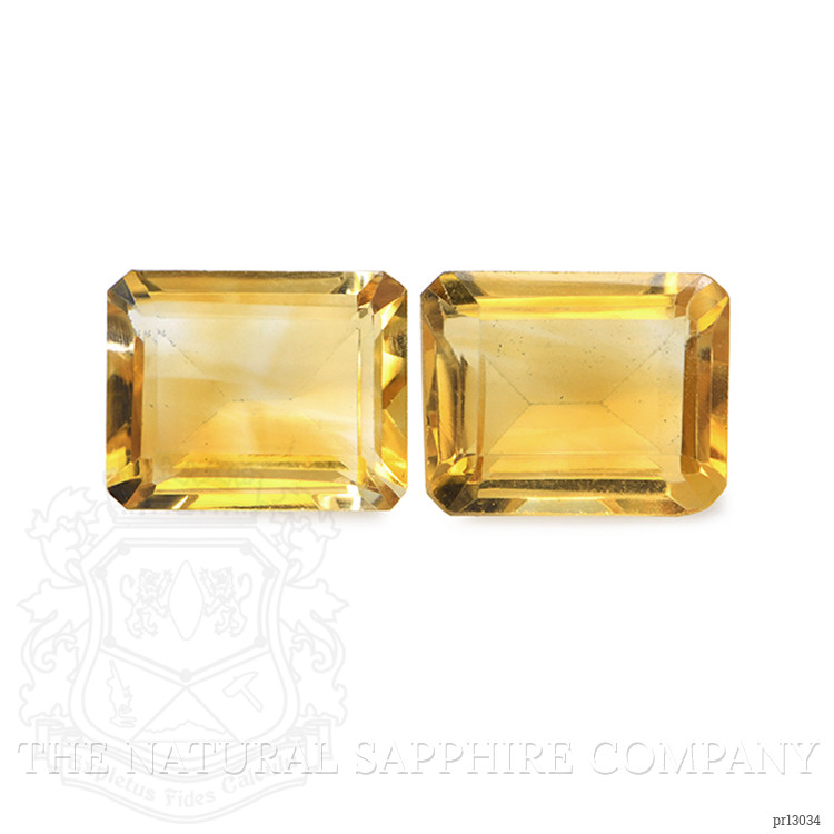 5.39 Ct.Tw. Citrine Pair from Brazil