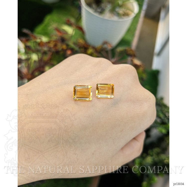 5.39 Ct.Tw. Citrine Pair from Brazil