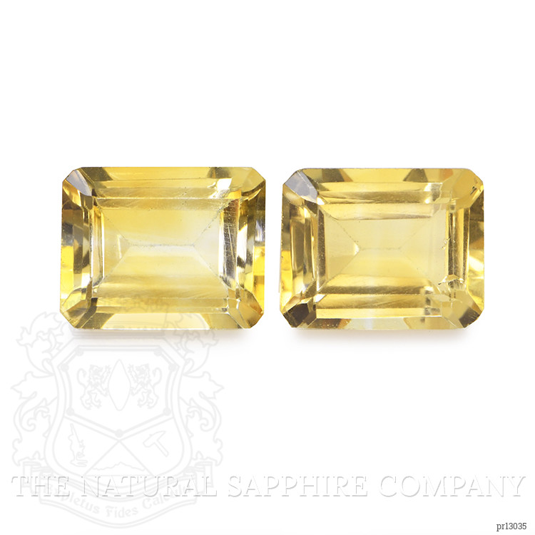 6.28 Ct.Tw. Citrine Pair from Brazil