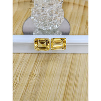 6.28 Ct.Tw.Total Carat Weight Citrine Pair from Brazil Life Style