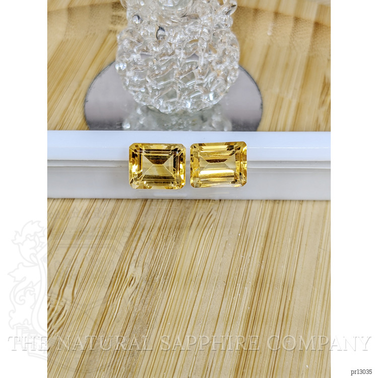 6.28 Ct.Tw. Citrine Pair from Brazil