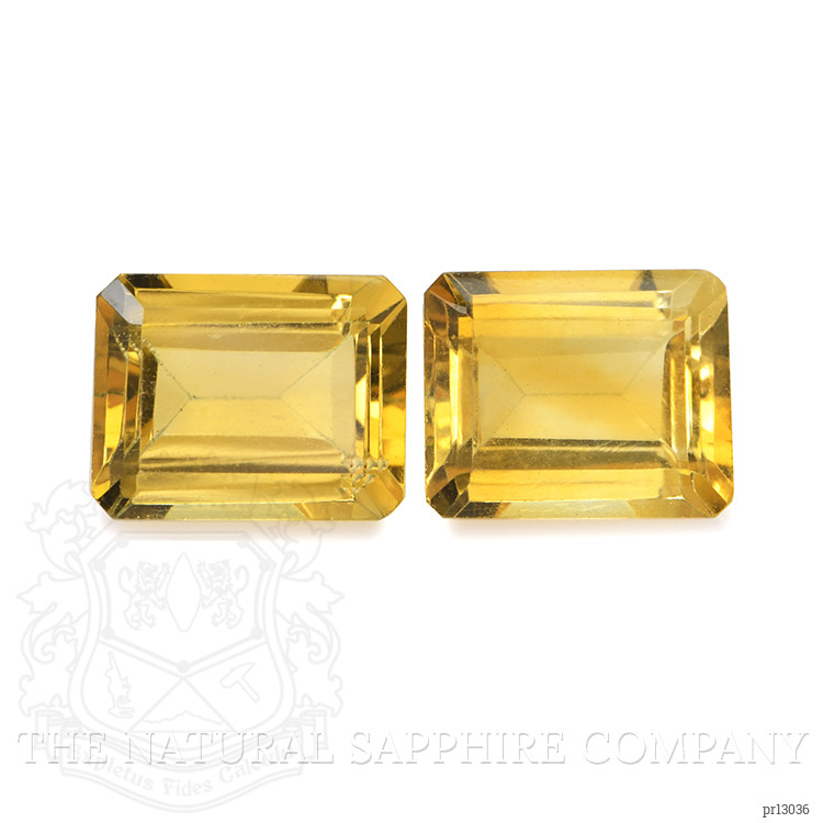 6.24 Ct.Tw. Citrine Pair from Brazil