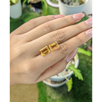 6.24&nbsp;Ct.Tw.Total Carat Weight Citrine Pair from Brazil Life Style