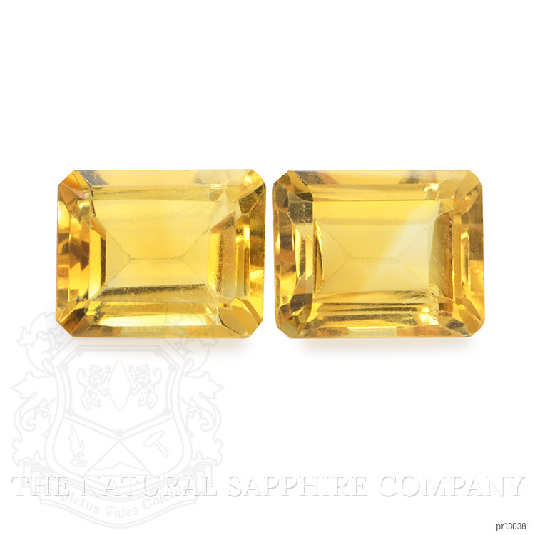 6.65 Ct.Tw. Citrine Pair from Brazil