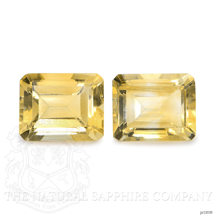 6.69 Ct.Tw. Citrine Pair from Brazil