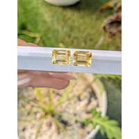 6.69 Ct.Tw.Total Carat Weight Citrine Pair from Brazil Life Style