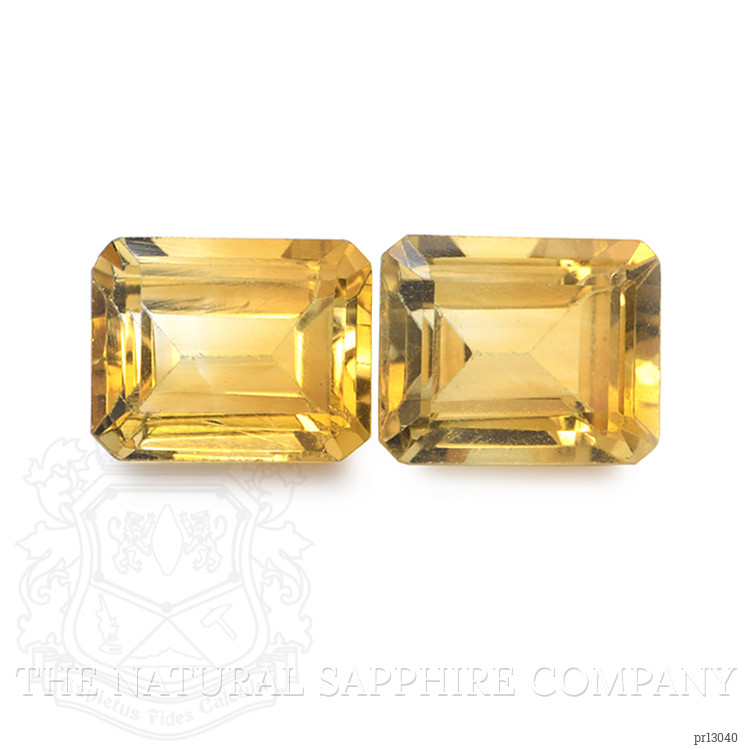 6.81 Ct.Tw. Citrine Pair from Brazil
