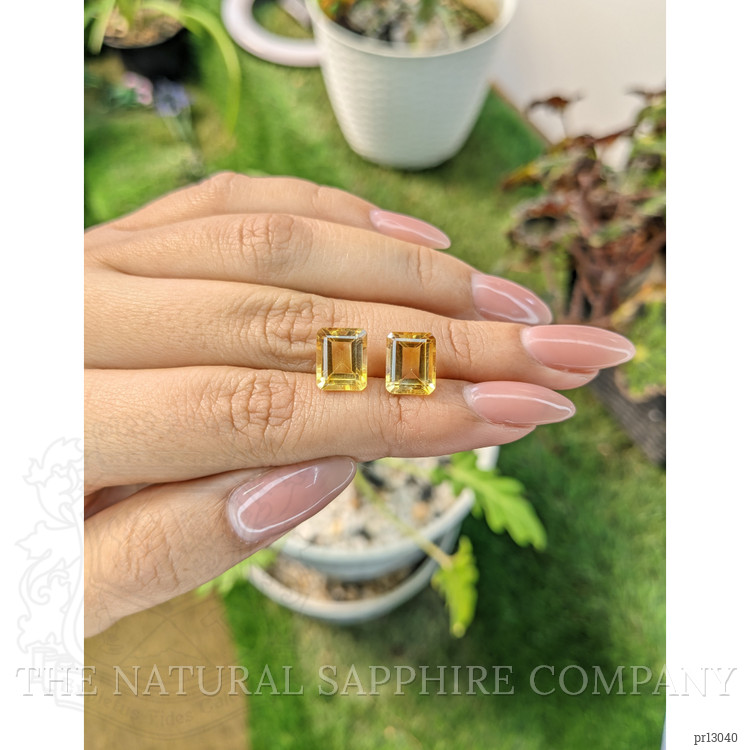 6.81 Ct.Tw. Citrine Pair from Brazil