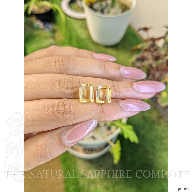 6.15 Ct.Tw. Citrine Pair from Brazil