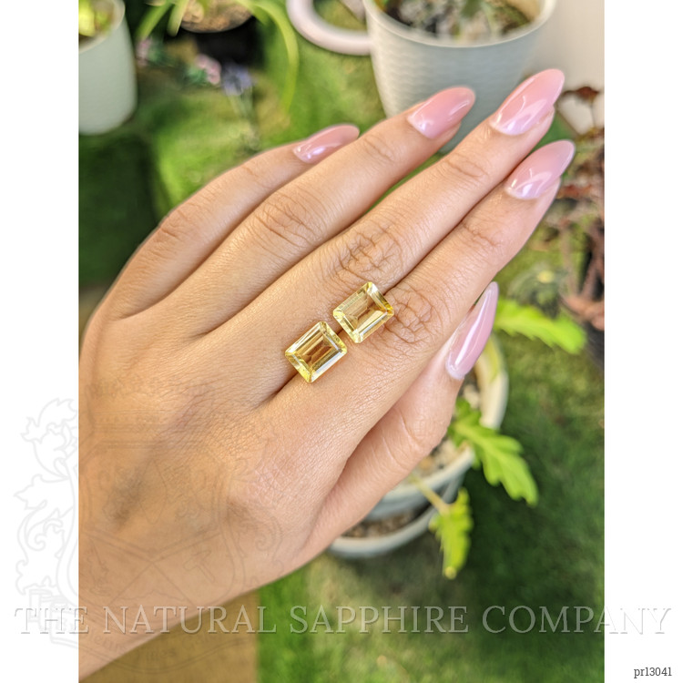 6.15 Ct.Tw. Citrine Pair from Brazil